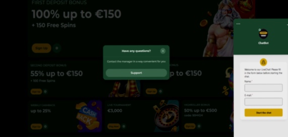 Bruno Casino NL Legaal Login