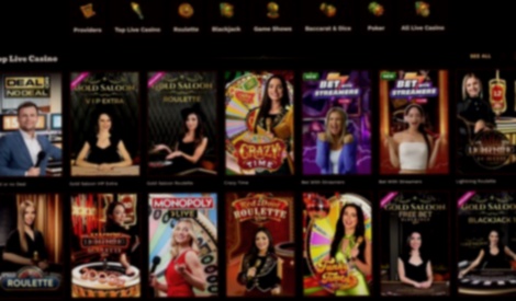 247 Casino Spel interface